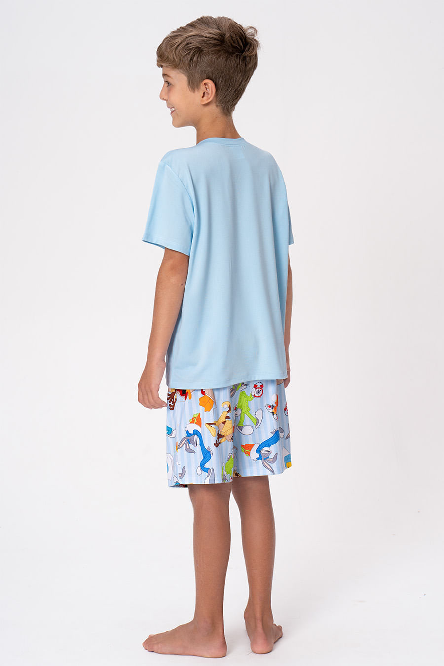 PIJAMA CURTO JUVENIL MENINO - LOONEY NIGHT PIJAMA CURTO JUVENIL MENINO - LOONEY NIGHT