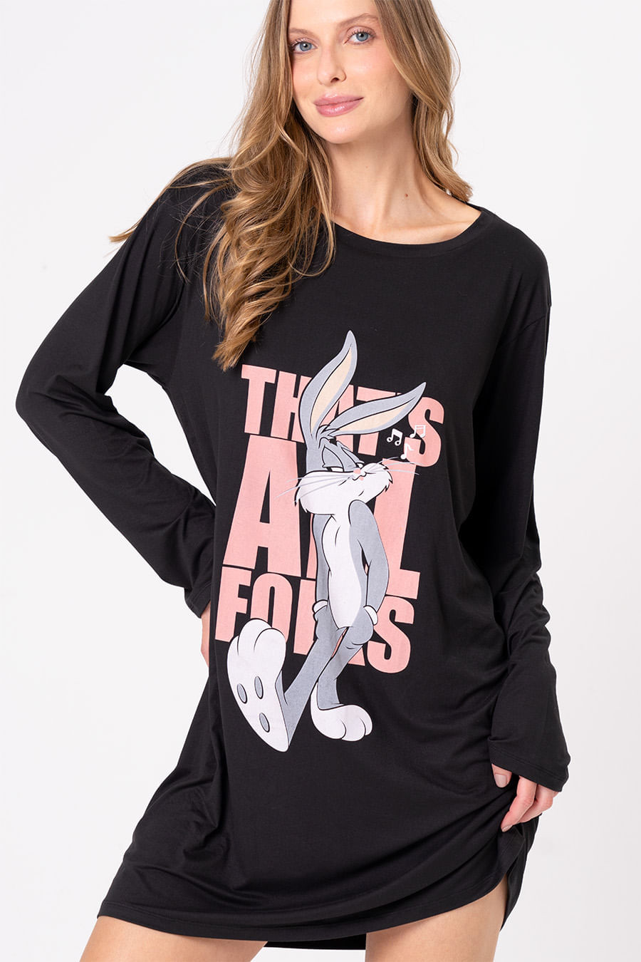 CAMISOLA MANGA LONGA - LOONEY HOLLYWOOD CAMISOLA MANGA LONGA - LOONEY HOLLYWOOD