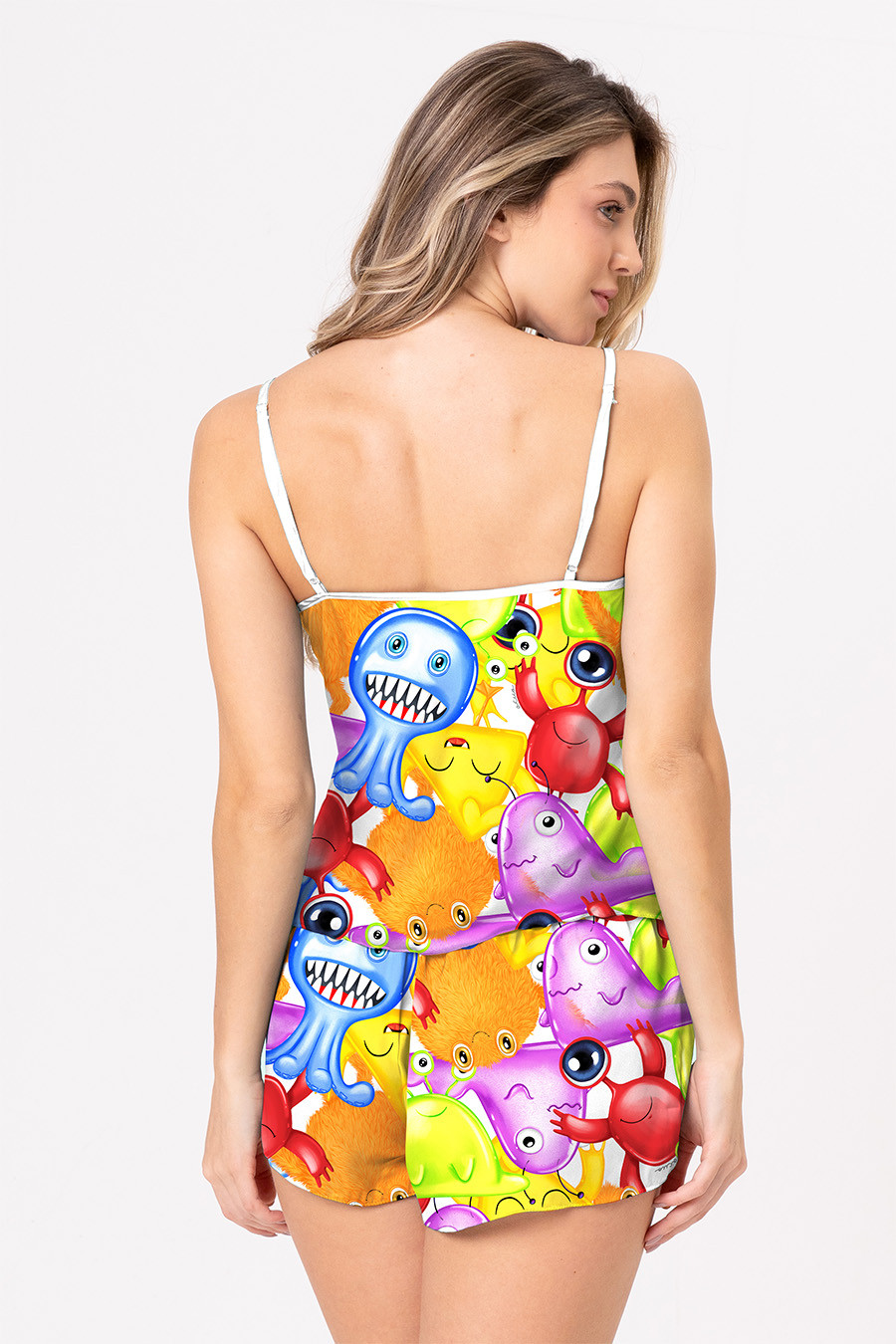 SHORT DOLL ESTAMPADO GELÉIA MONSTROS