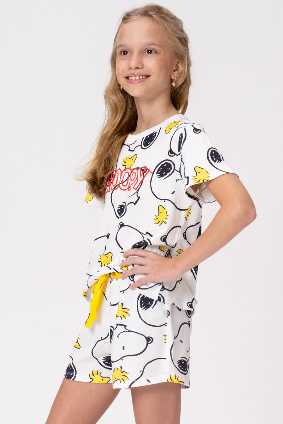 PIJAMA DE ALGODÃO JUVENIL MENINA - SNOOPY'S DAY PIJAMA DE ALGODÃO JUVENIL MENINA - SNOOPY'S DAY