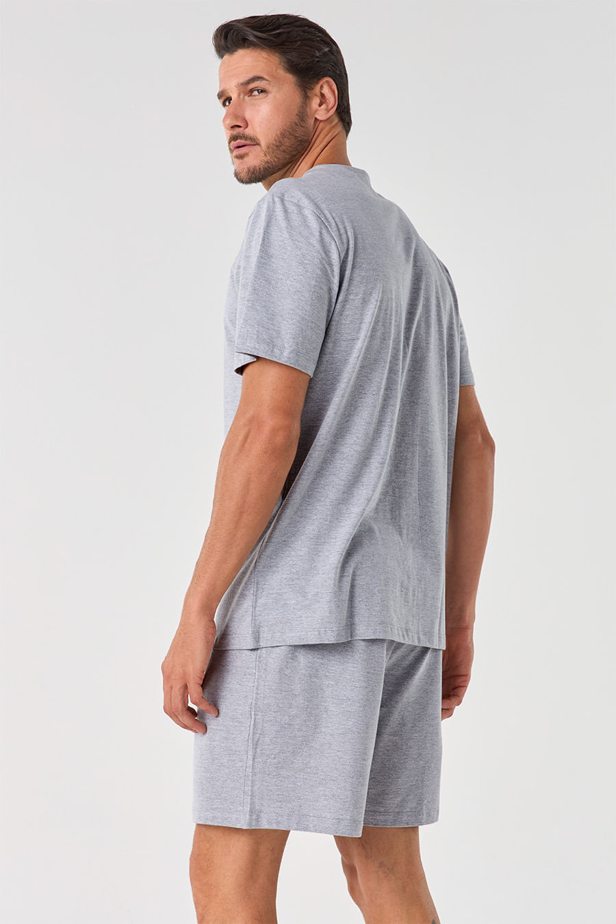 PIJAMA CURTO MEIA MALHA - ETERNO MASCULINO PIJAMA CURTO MEIA MALHA - ETERNO MASCULINO