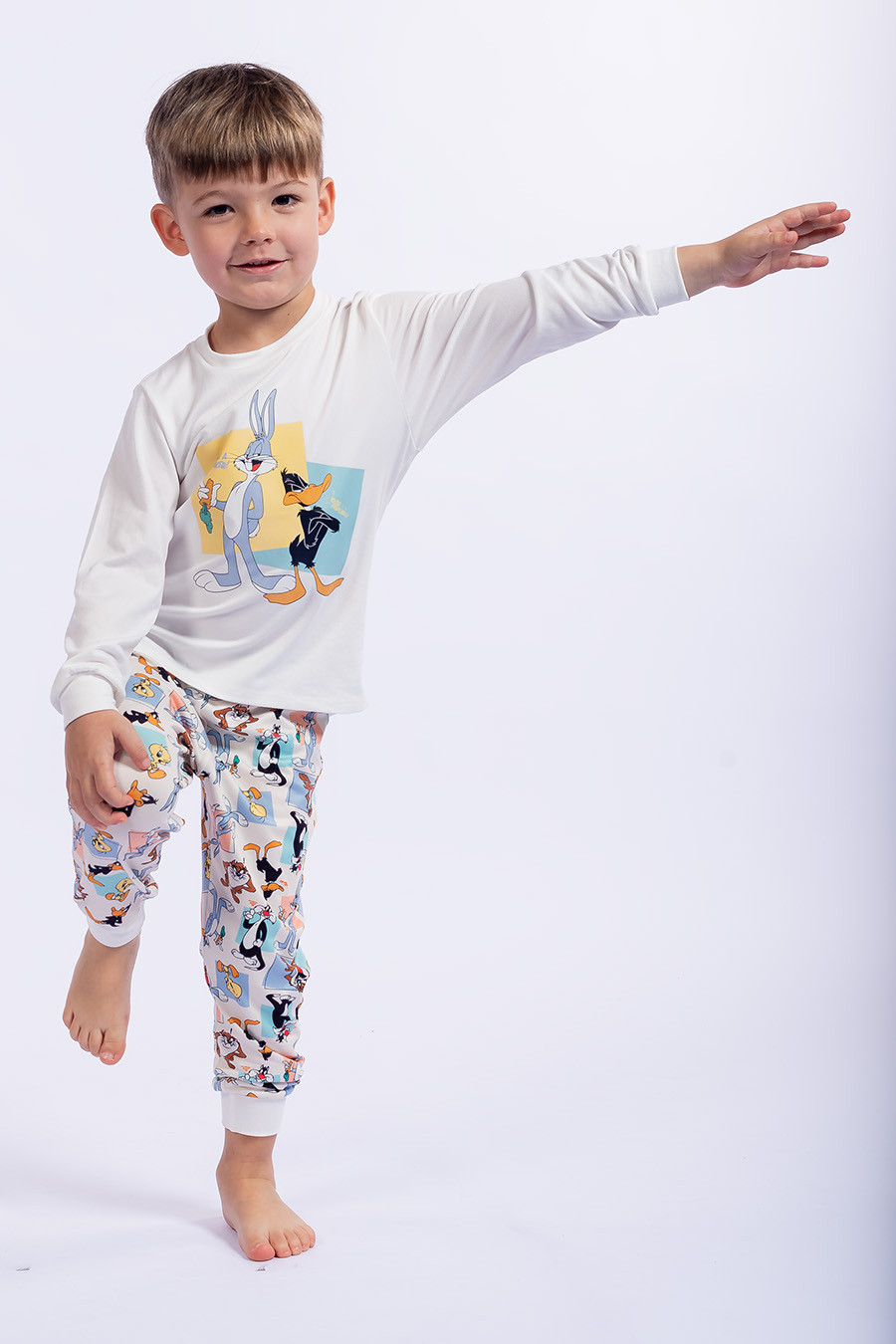 PIJAMA INFANTIL LOONEY BOX ESTAMPADO - LOONEY BOX PIJAMA INFANTIL LOONEY BOX ESTAMPADO