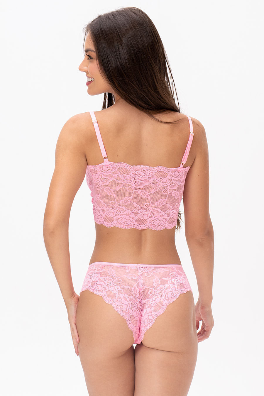 TOP TRIÂNGULO EM RENDA - LINGERIE PINK LOVE TOP TRIÂNGULO EM RENDA - LINGERIE PINK LOVE