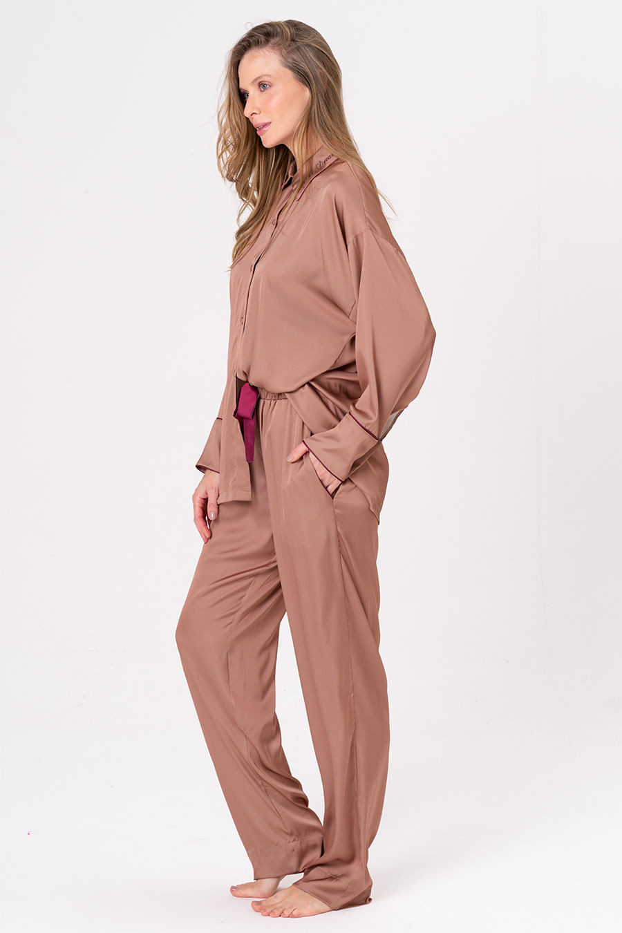 PIJAMA AMERICANO COM BORDADO - SERENA PIJAMA AMERICANO COM BORDADO - SERENA