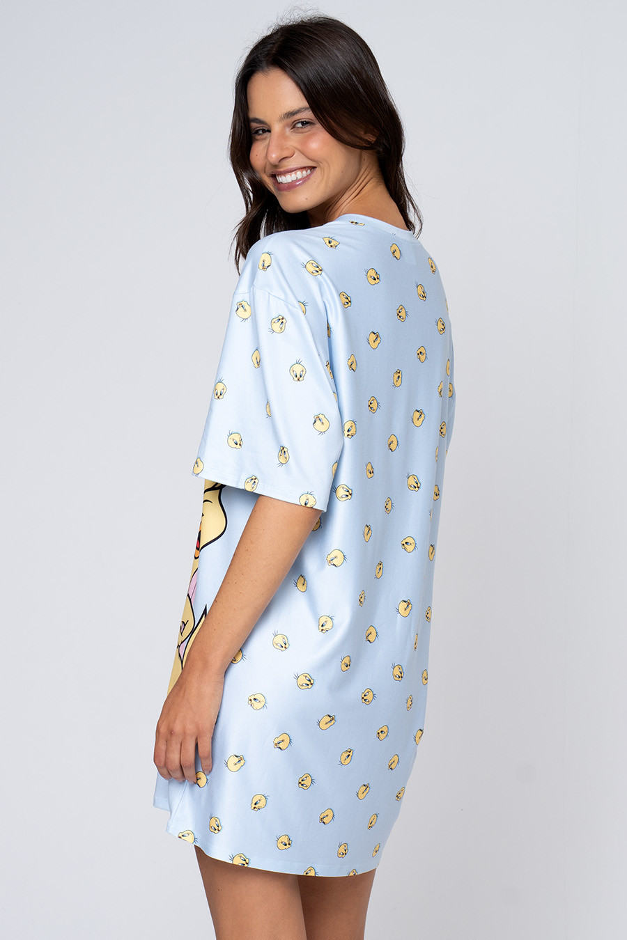 CAMISOLA PIU PIU MANGA CURTA - LOONEY BOX CAMISOLA PIU PIU MANGA CURTA