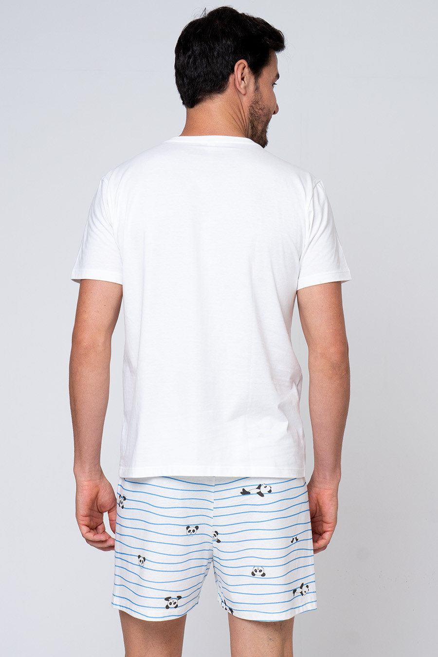 SAMBA CANÇÃO MASCULINO ALGODÃO - PANDA SPLASH SAMBA CANÇÃO MASCULINO ALGODÃO - PANDA SPLASH