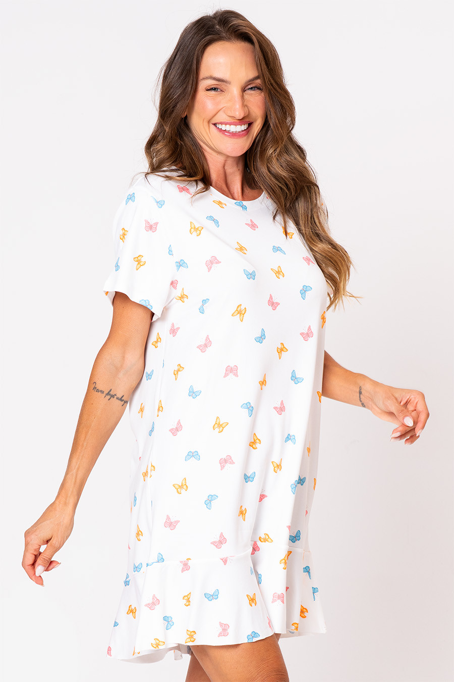 CAMISOLA BABADOS BORBOLETAS - GIFTS FÉRIAS CAMISOLA BABADOS BORBOLETAS - GIFTS FÉRIAS