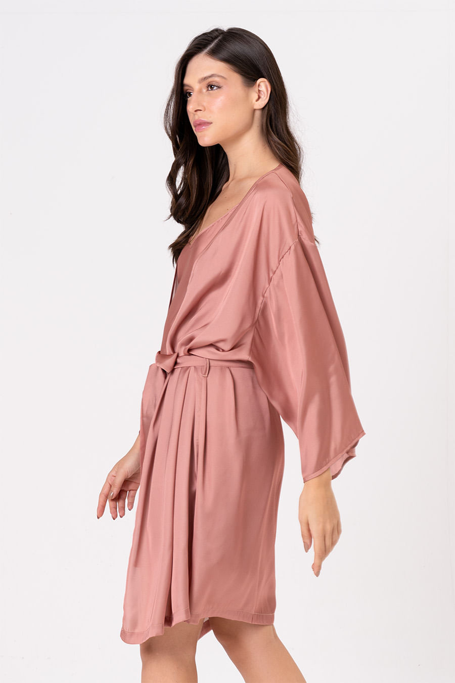 ROBE ACETINADO - CLÁSSICOS ACETINADOS CARAMELO ÂMBAR ROBE ACETINADO - CLÁSSICOS ACETINADOS CARAMELO ÂMBAR