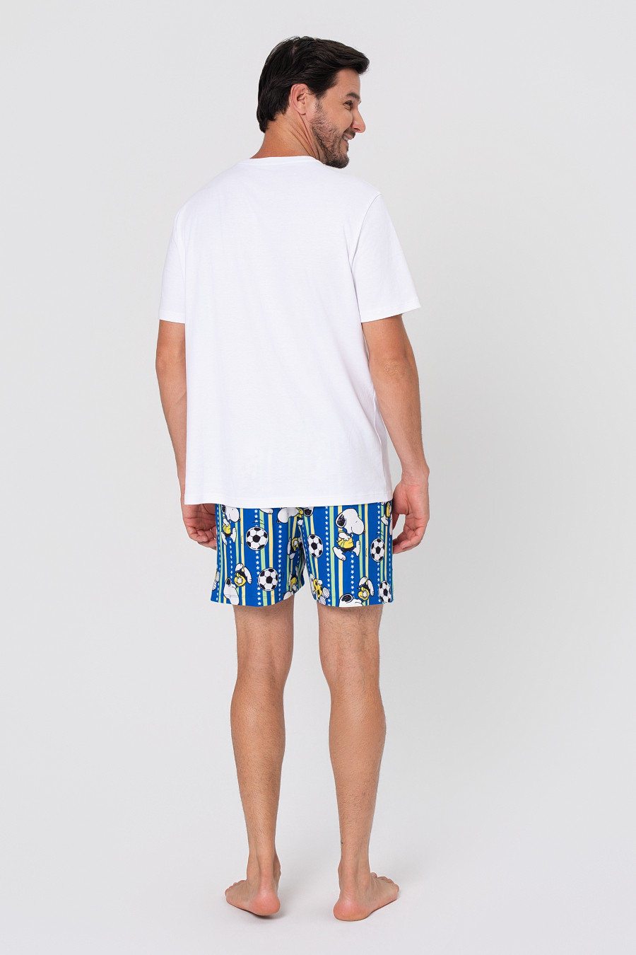 SAMBA CANÇÃO MASCULINA - SNOOPY COPA COSTAS