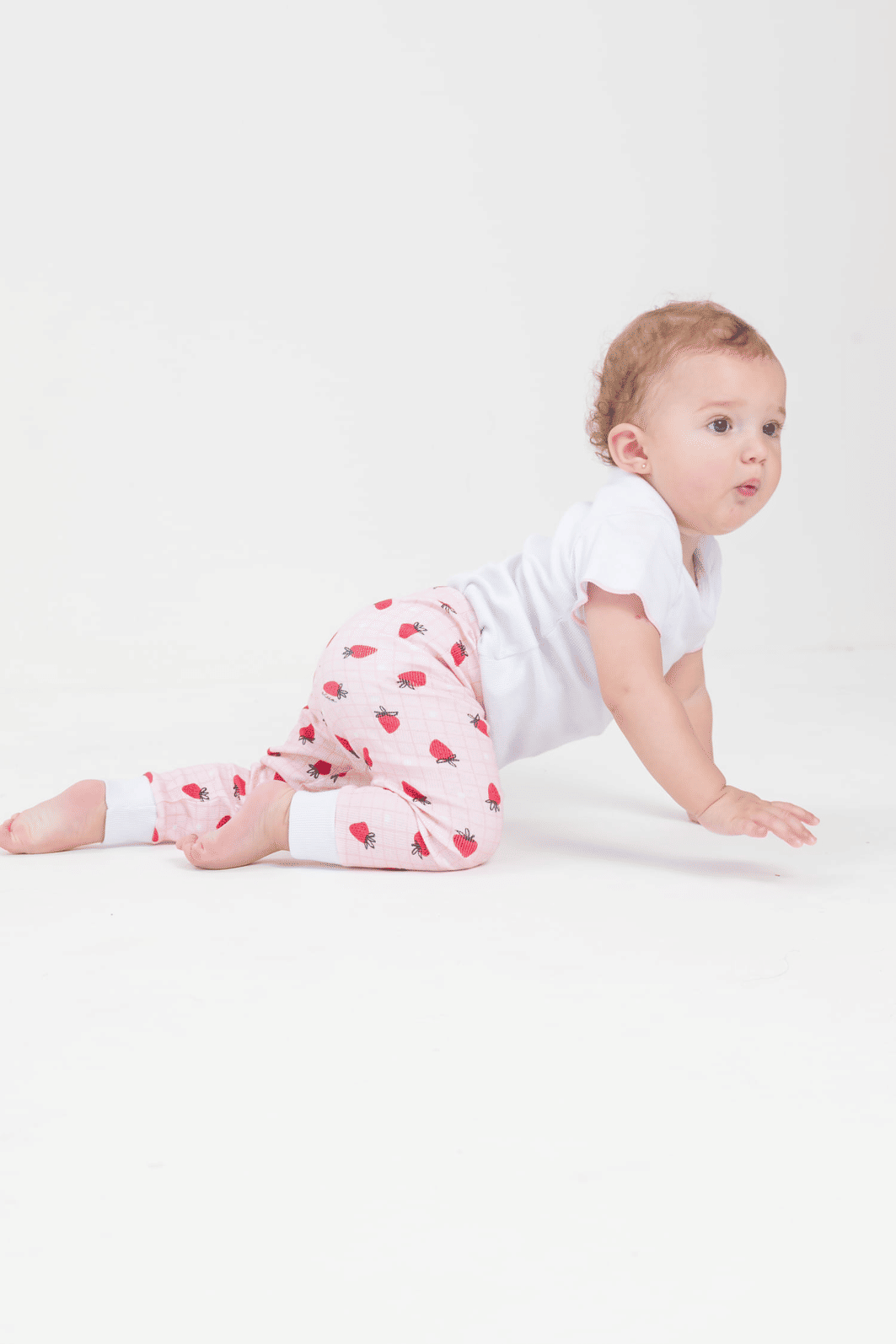 PIJAMA BABY ALGODÃO - MORANGUINHOS PIJAMA BABY ALGODÃO - MORANGUINHOS