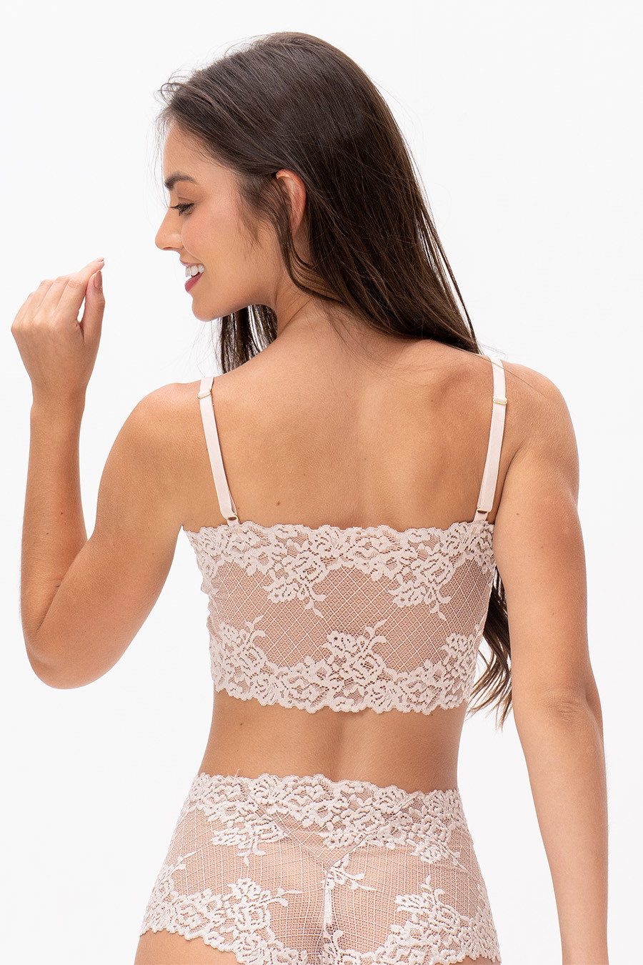 TOP TRIÂNGULO EM RENDA - LINGERIE MOCHA MOUSSE TOP TRIÂNGULO EM RENDA - LINGERIE MOCHA MOUSSE