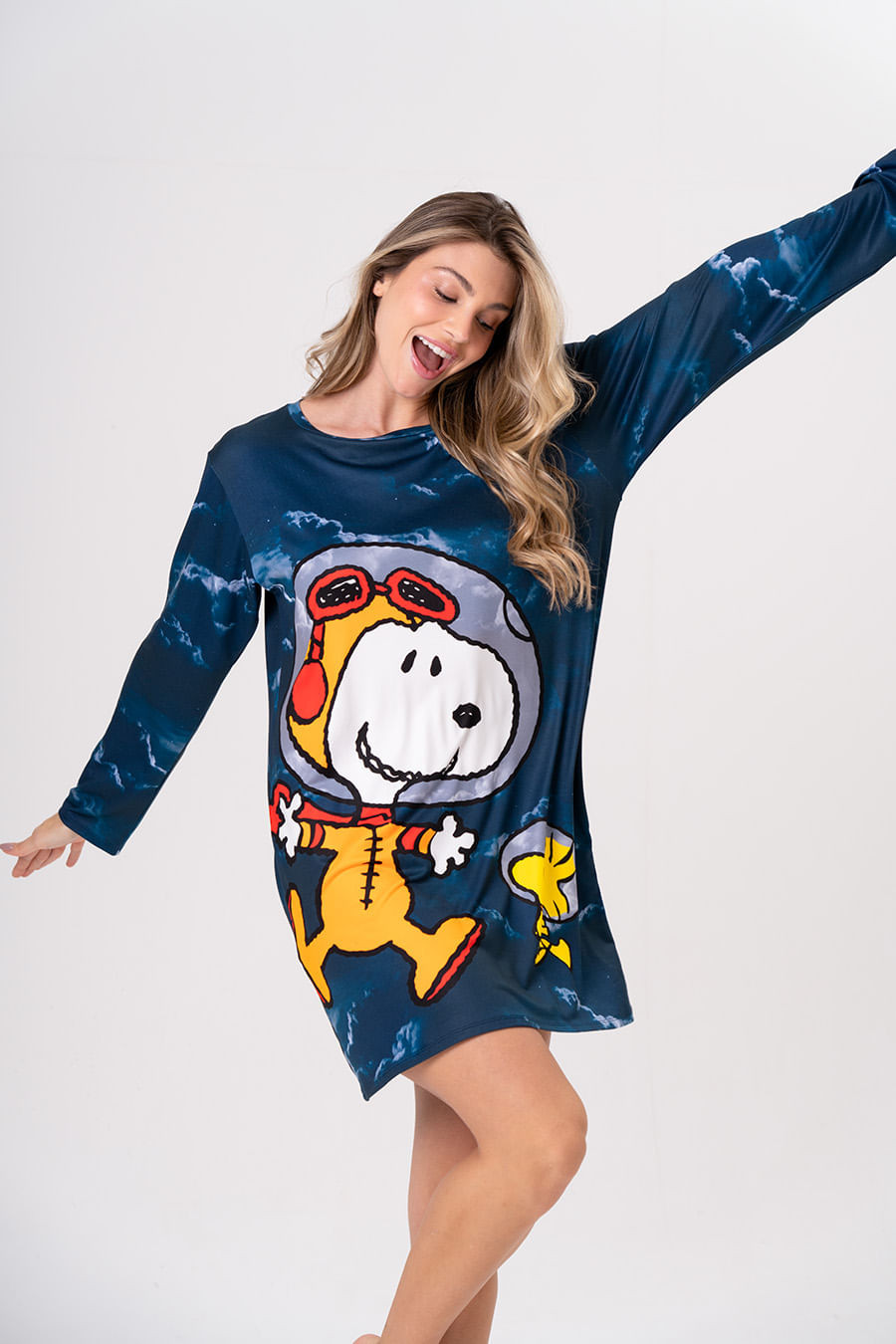 CAMISOLA DE MANGA LONGA - SNOOPY NAUTA CAMISOLA DE MANGA LONGA - SNOOPY NAUTA