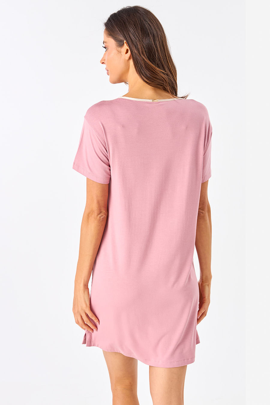 CAMISOLA AMPLA FEMININA - CLÁSSICOS DE VISCOSE ROSÊ CAMISOLA AMPLA FEMININA - CLÁSSICOS DE VISCOSE ROSÊ