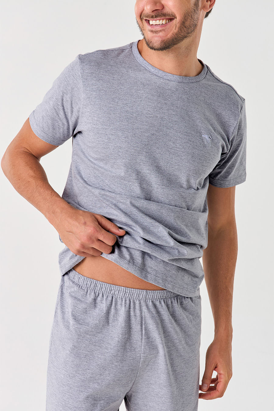 PIJAMA CURTO MEIA MALHA - ETERNO MASCULINO PIJAMA CURTO MEIA MALHA - ETERNO MASCULINO