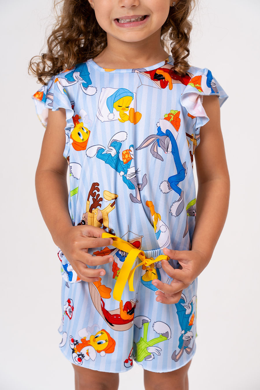 PIJAMA CURTO INFANTIL MENINA - LOONEY NIGHT PIJAMA CURTO INFANTIL MENINA - LOONEY NIGHT