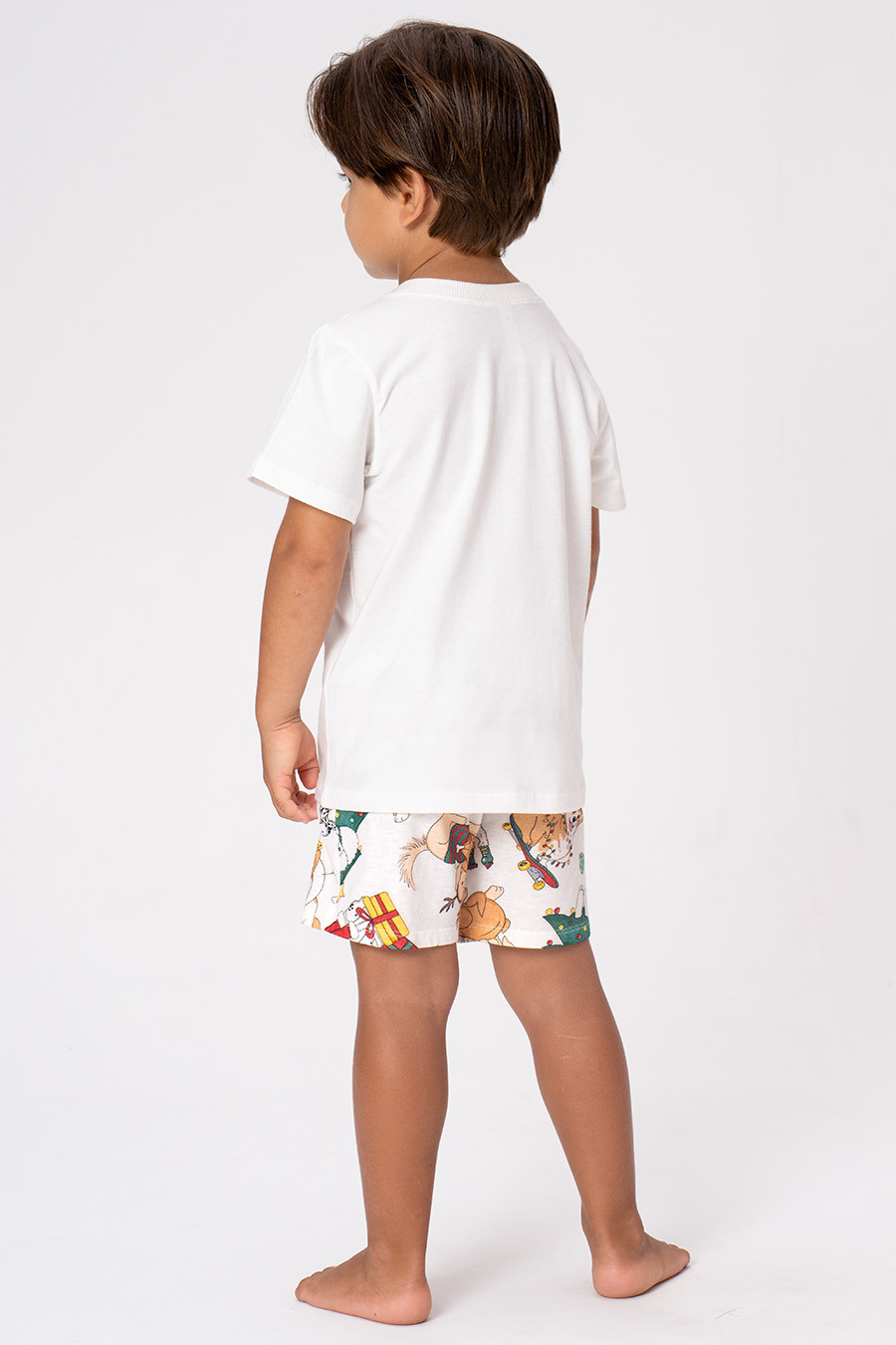 PIJAMA DE ALGODÃO INFANTIL MENINO - NATAL AU PIJAMA DE ALGODÃO INFANTIL MENINO - NATAL AU