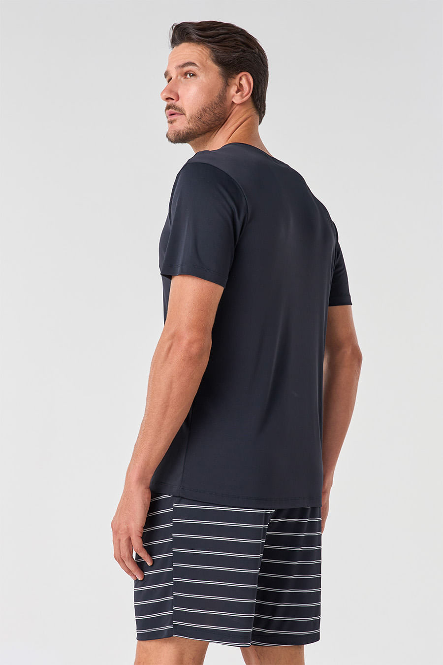 PIJAMA GELADINHO MASCULINO LISTRAS - MAGNÓLIA