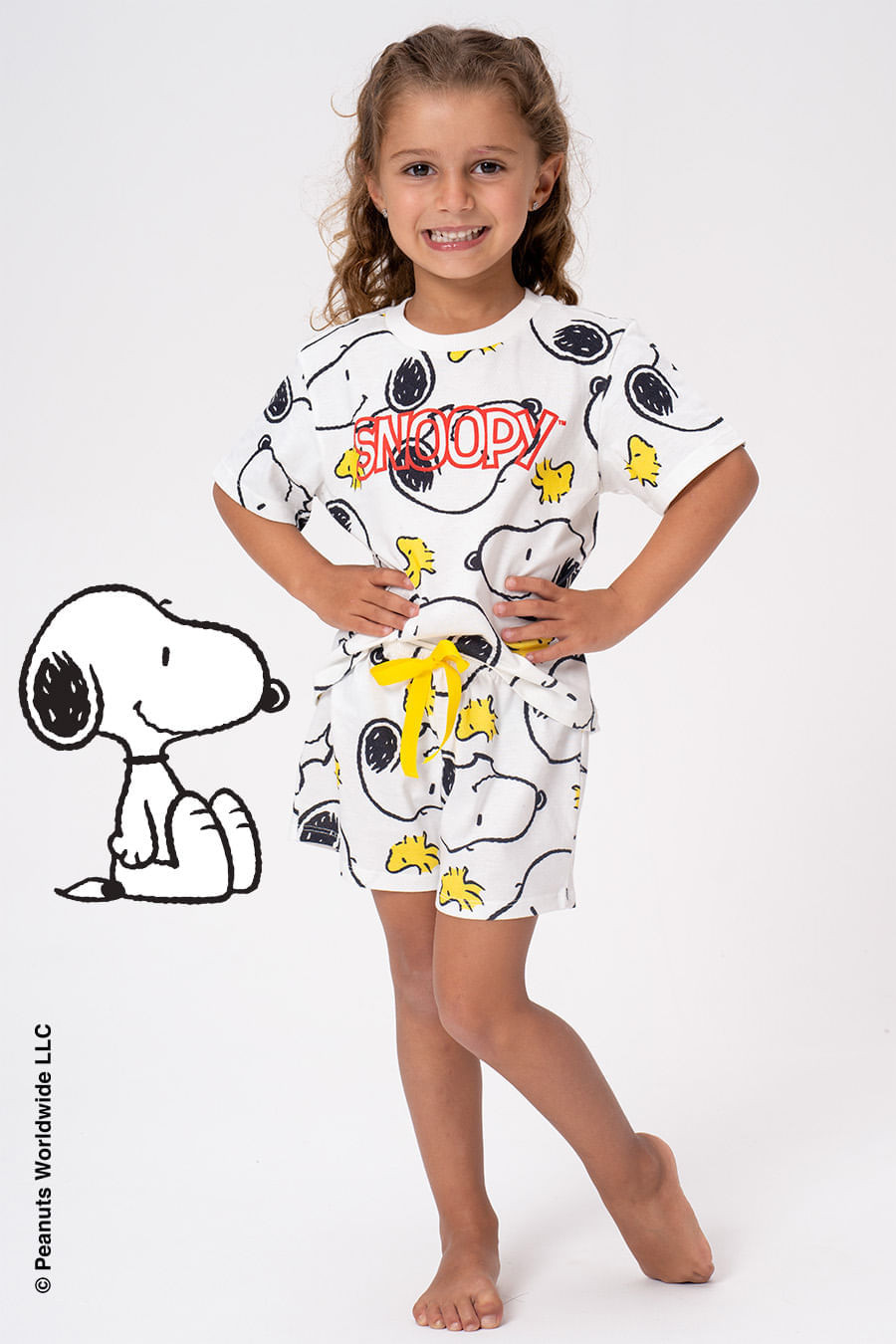 PIJAMA DE ALGODÃO INFANTIL MENINA - SNOOPY'S DAY PIJAMA DE ALGODÃO INFANTIL MENINA - SNOOPY'S DAY