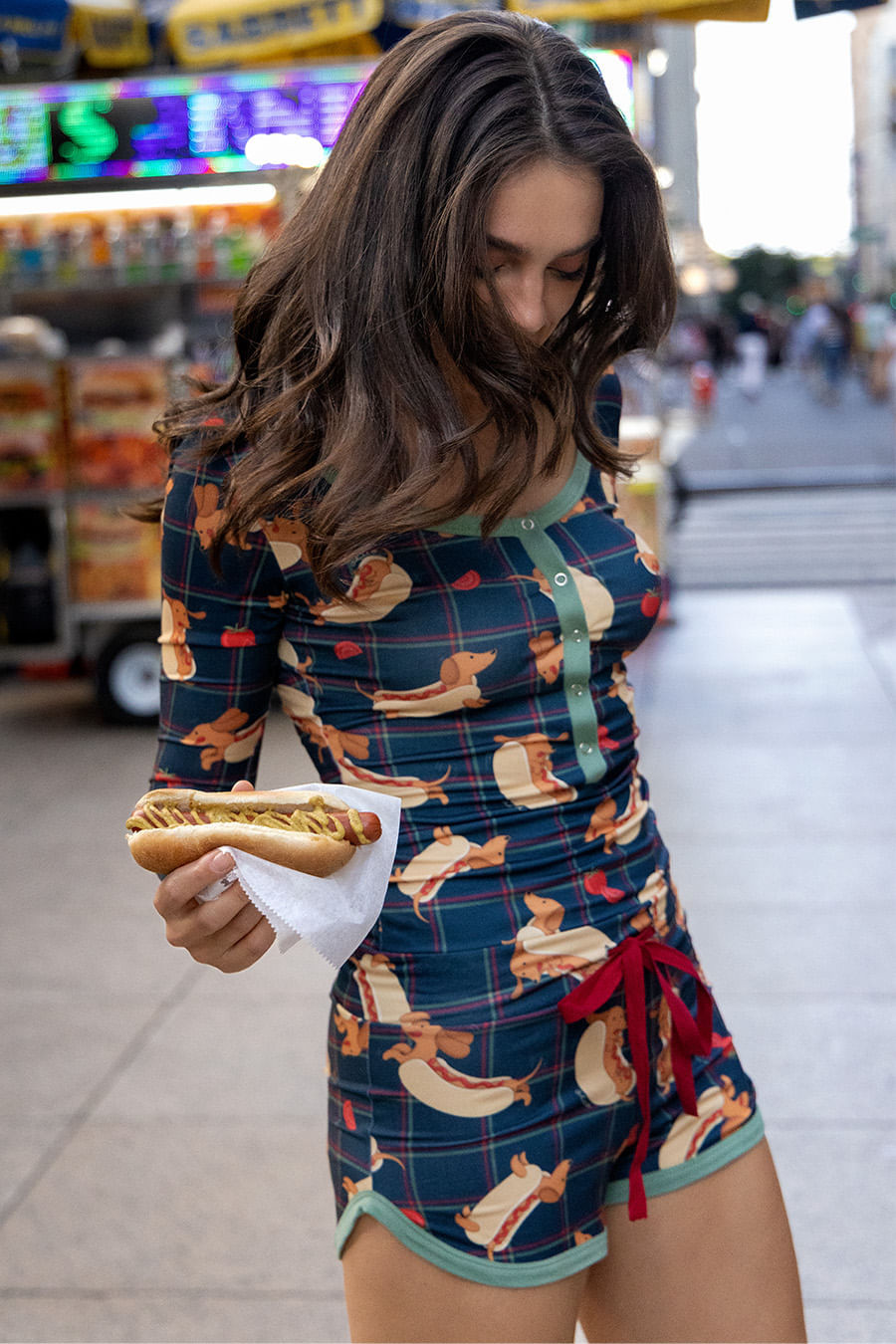 MACAQUINHO FEMININO TOQUE DE PÊSSEGO - HOT DOG MACAQUINHO FEMININO TOQUE DE PÊSSEGO - HOT DOG