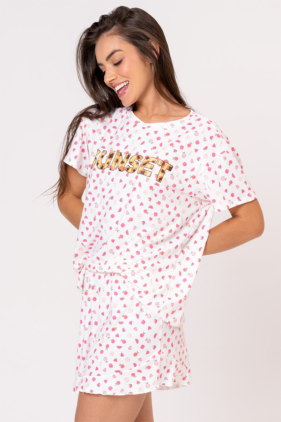 PIJAMA FEMININO CURTO - CALIFÓRNIA