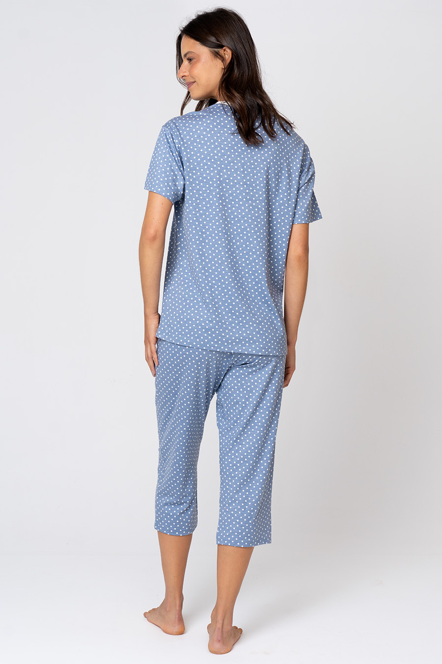 PIJAMA PESCADOR FEMININO EM VISCOSE - MINI POÁ