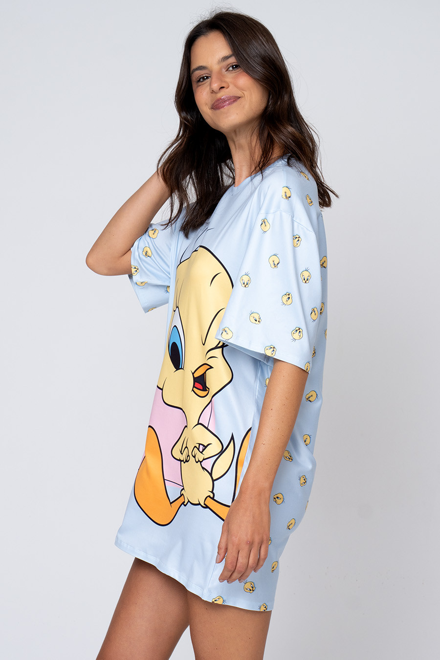 CAMISOLA PIU PIU MANGA CURTA - LOONEY BOX CAMISOLA PIU PIU MANGA CURTA