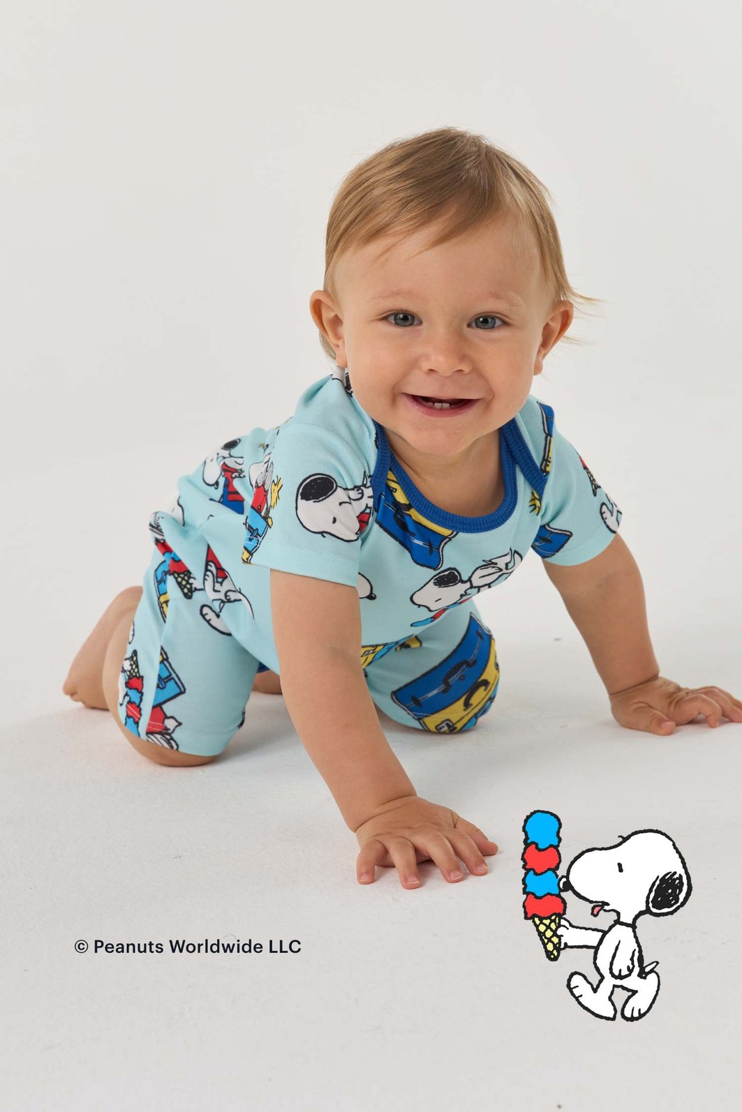 BODY MACAQUINHO CURTO BABY AZUL - SNOOPY FÉRIAS BODY MACAQUINHO CURTO BABY AZUL - SNOOPY FÉRIAS