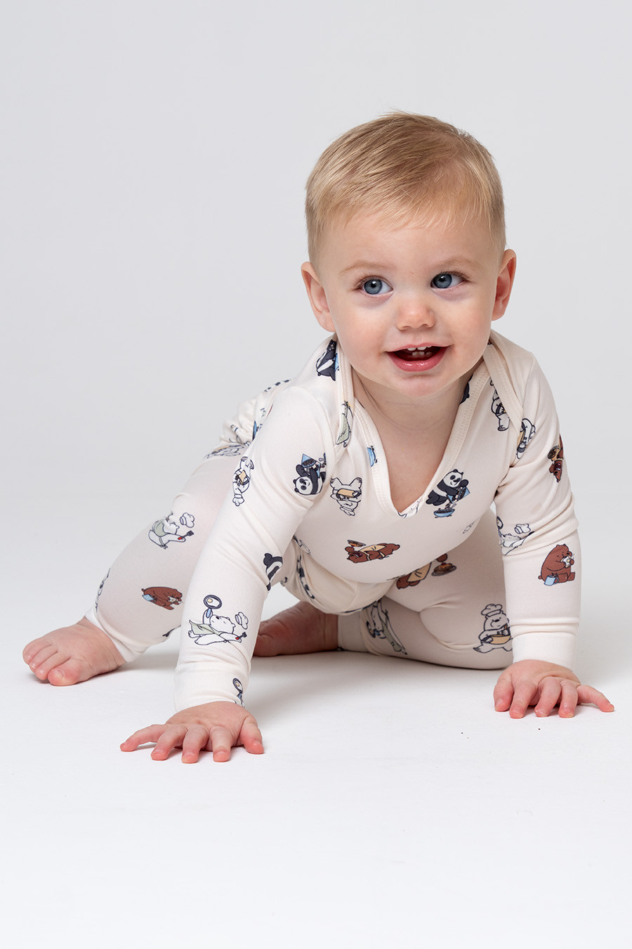 CONJUNTO BABY UNISSEX - URSOS SEM CURSO CAFÉ DE DOMINGO FRENTE