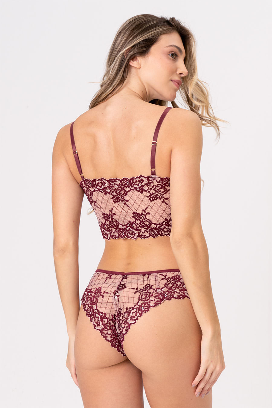 CALCINHA DE RENDA ROSA RUBI - LINGERIE CALCINHA DE RENDA ROSA RUBI - LINGERIE