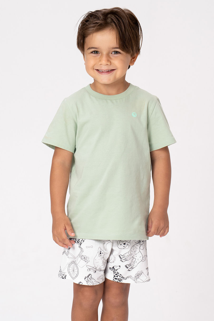 PIJAMA DE ALGODÃO INFANTIL MENINO - AUAUMIGOS PIJAMA DE ALGODÃO INFANTIL MENINO - AUAUMIGOS