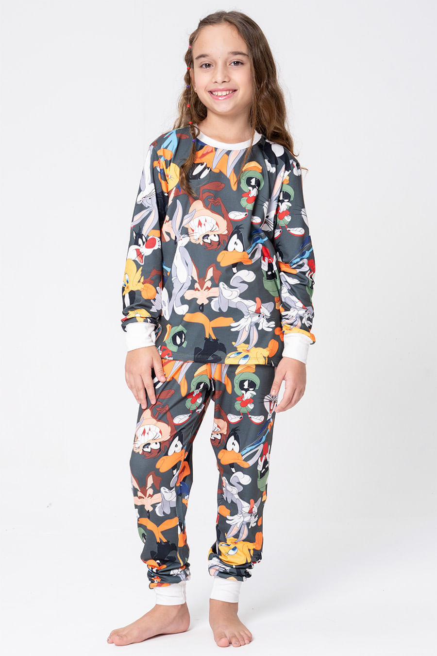 PIJAMA LONGO JUVENIL UNISSEX - LOONEY HOLLYWOOD PIJAMA LONGO JUVENIL UNISSEX - LOONEY HOLLYWOOD