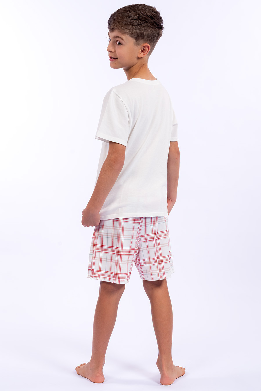 PIJAMA JUVENIL MENINO ALGODÃO XADREZ - ABRAÇO DE URSO PIJAMA JUVENIL MENINO ALGODÃO XADREZ - ABRAÇO DE URSO