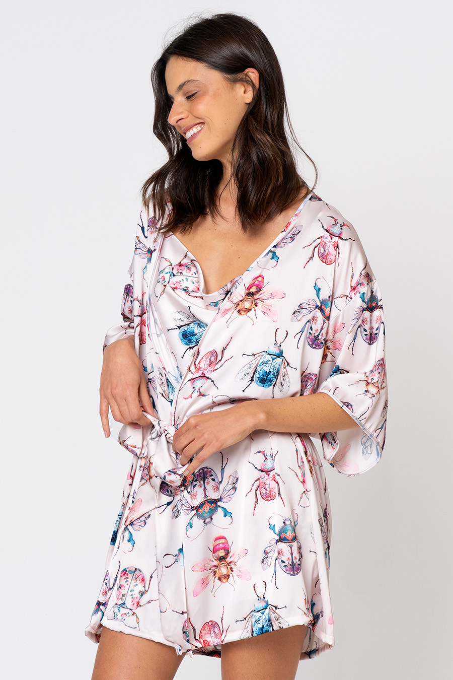 ROBE CURTO TOQUE DE SEDA - REINO DAS JOIAS ROBE CURTO TOQUE DE SEDA