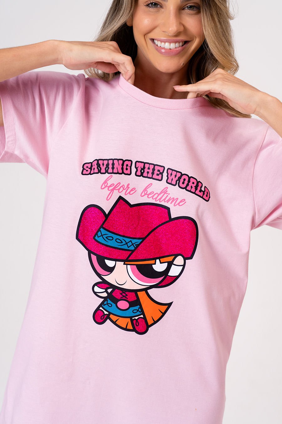 CAMISOLA DE ALGODÃO FLORZINHA - SUPERPODEROSAS COWGIRL CAMISOLA DE ALGODÃO FLORZINHA - SUPERPODEROSAS COWGIRL