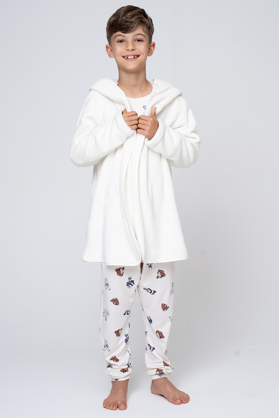 CASACO JUVENIL UNISSEX - URSOS SEM CURSO CAFÉ DE DOMINGO FRENTE