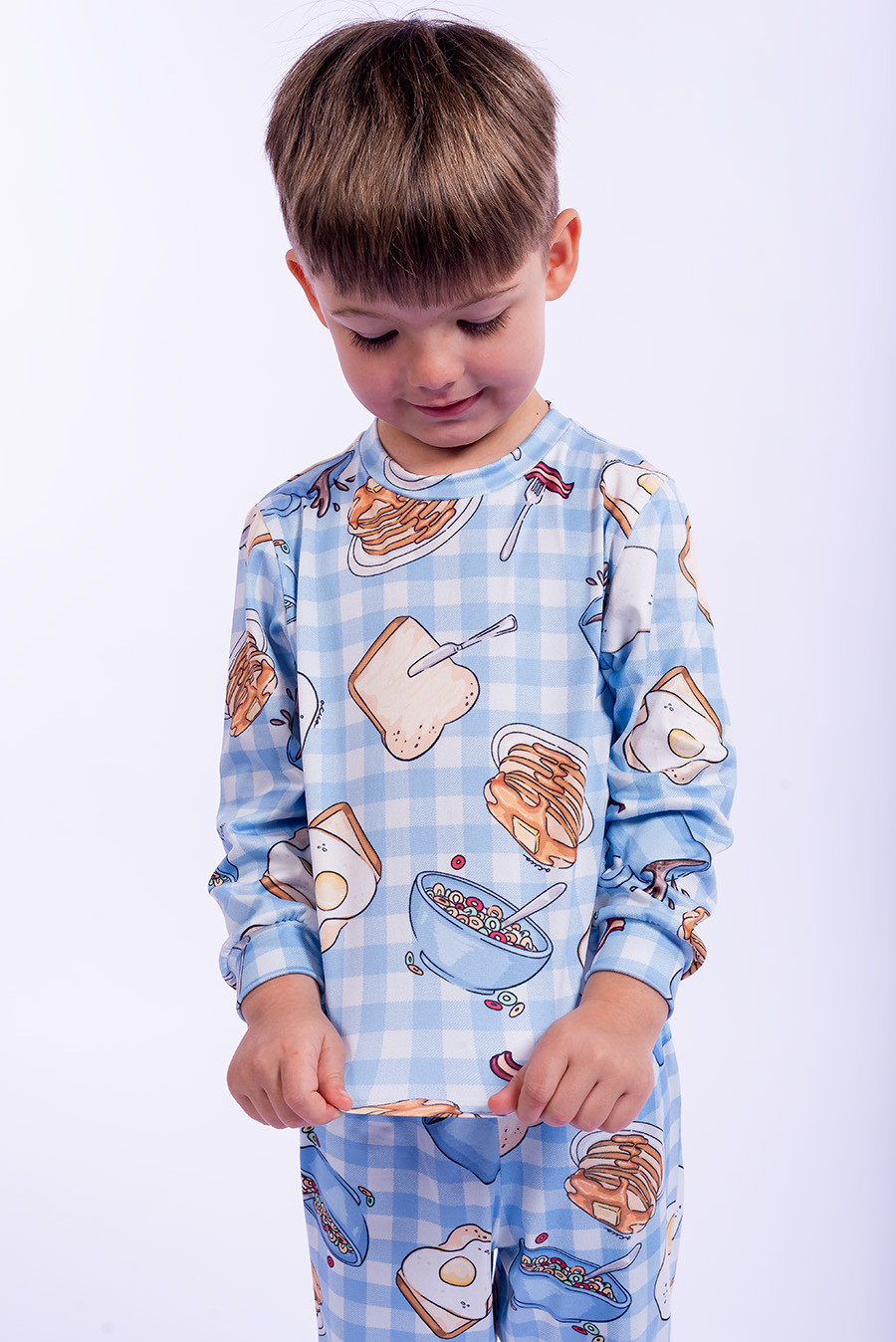 PIJAMA LONGO INFANTIL UNISSEX - CAFÉ AMERICANO PIJAMA LONGO INFANTIL UNISSEX