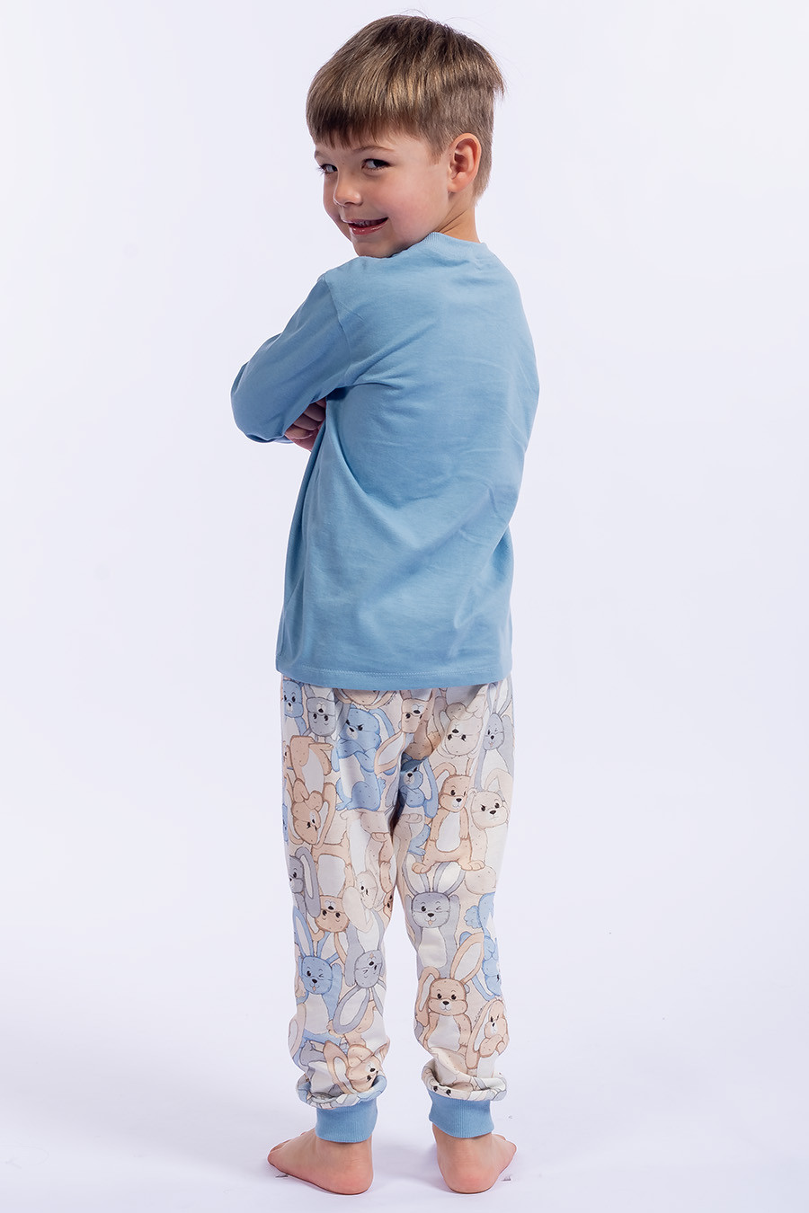 PIJAMA MASCULINO INFANTIL ALGODÃO COELHOS - BOM DIA, PRA QUEM? PIJAMA MASCULINO INFANTIL ALGODÃO COELHOS