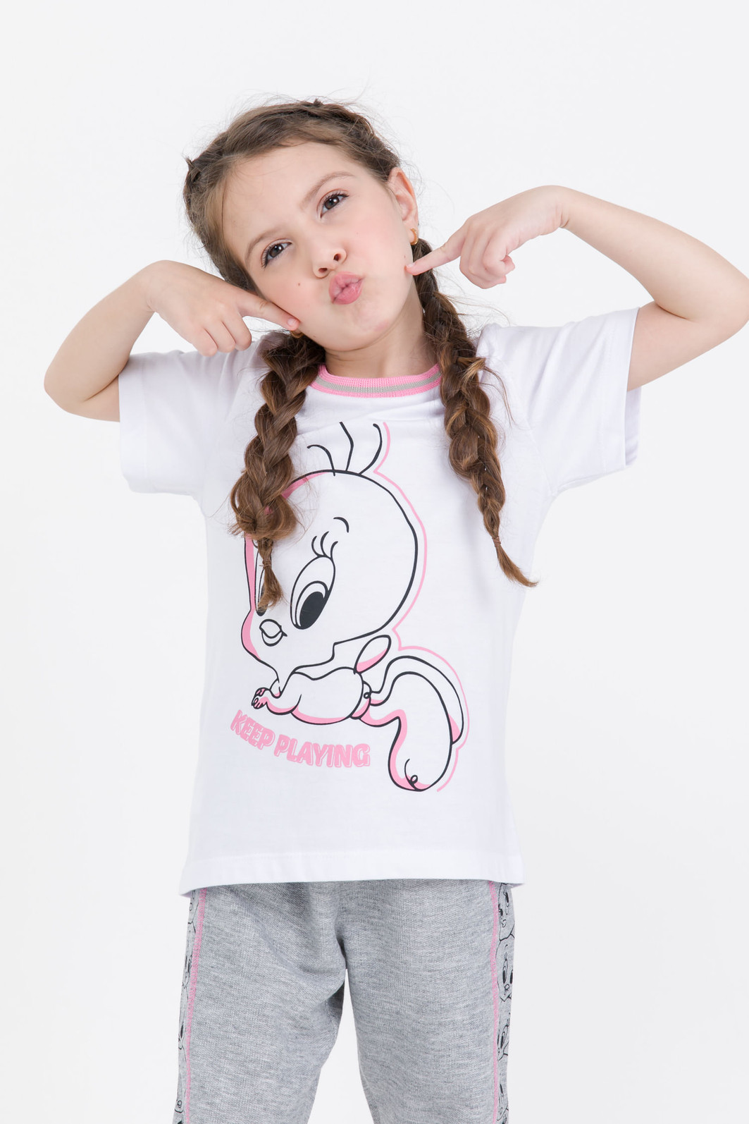BLUSA MEIA MALHA INFANTIL - PIU PIU MOVIMENTO BLUSA MEIA MALHA INFANTIL - PIU PIU MOVIMENTO