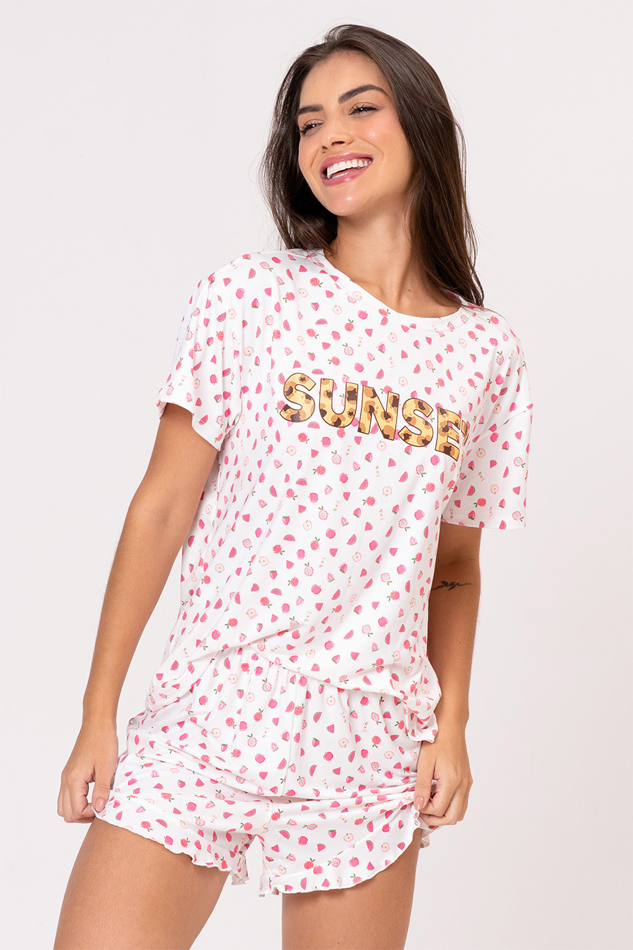 PIJAMA FEMININO CURTO - CALIFÓRNIA