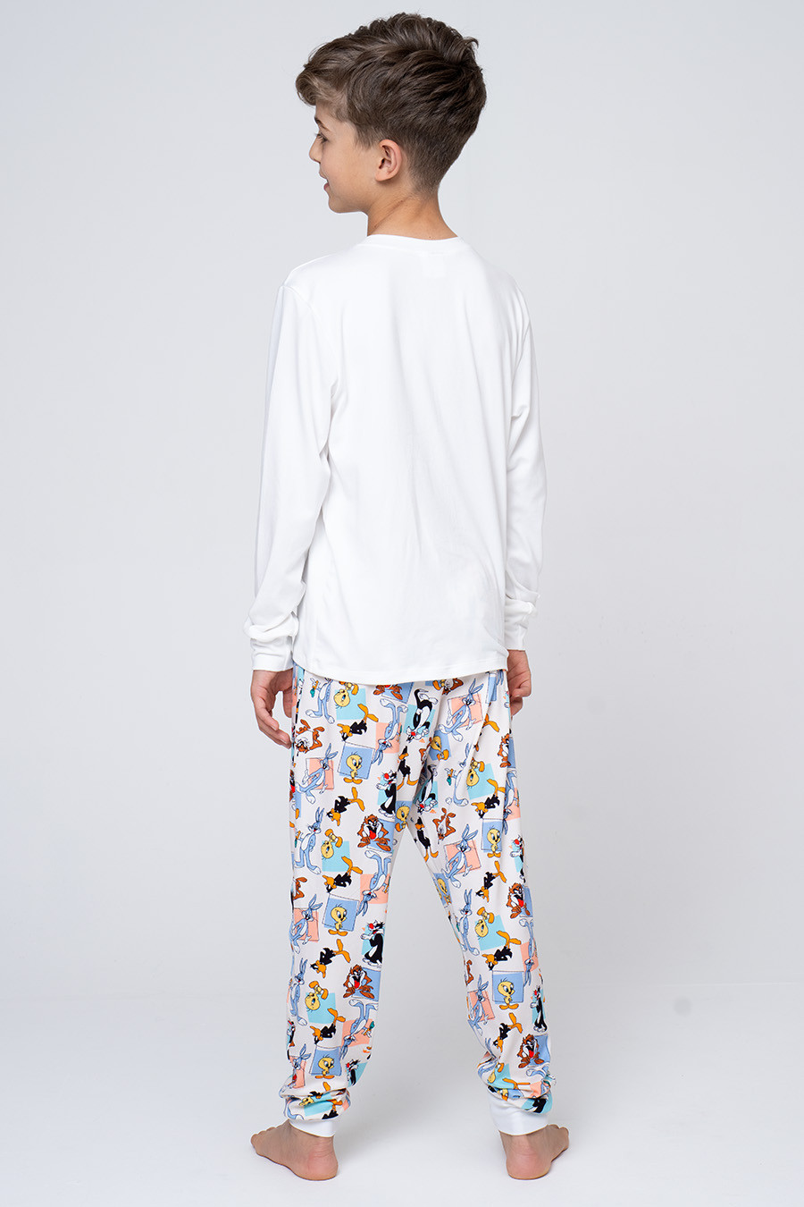 PIJAMA JUNVEIL UNISSEX ESTAMPADO - LOONEY BOX PIJAMA JUNVEIL UNISSEX ESTAMPADO