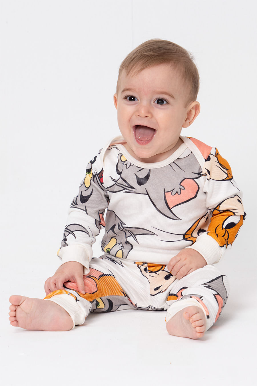 BODY + CALÇA DE RIBANA BABY - DIGA CHEESE BODY + CALÇA DE RIBANA BABY - DIGA CHEESE