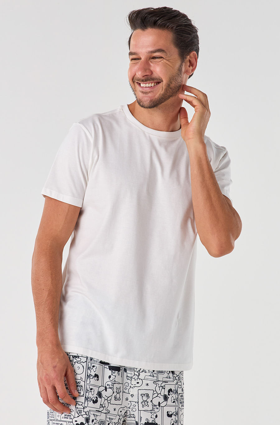 CAMISETA DE ALGODÃO - ETERNO MASCULINO CAMISETA DE ALGODÃO - ETERNO MASCULINO