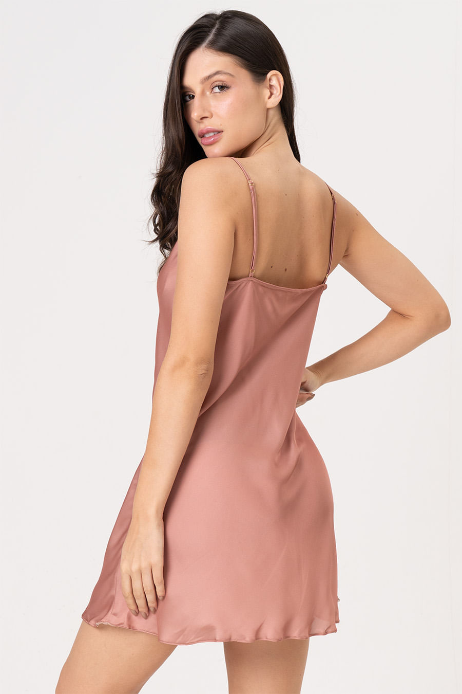CAMISOLA ACETINADA - CLÁSSICOS ACETINADOS CARAMELO ÂMBAR CAMISOLA ACETINADA - CLÁSSICOS ACETINADOS CARAMELO ÂMBAR