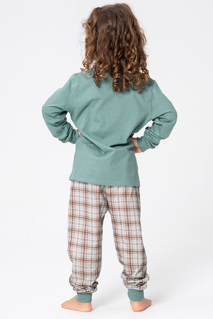 PIJAMA LONGO DE MALHA INFANTIL UNISSEX - MOCACCINO PIJAMA LONGO DE MALHA INFANTIL UNISSEX - MOCACCINO