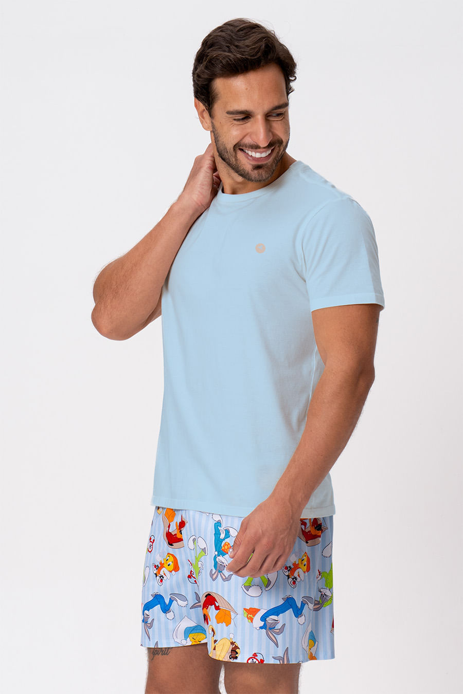 PIJAMA MASCULINO CURTO - LOONEY NIGHT PIJAMA MASCULINO CURTO - LOONEY NIGHT