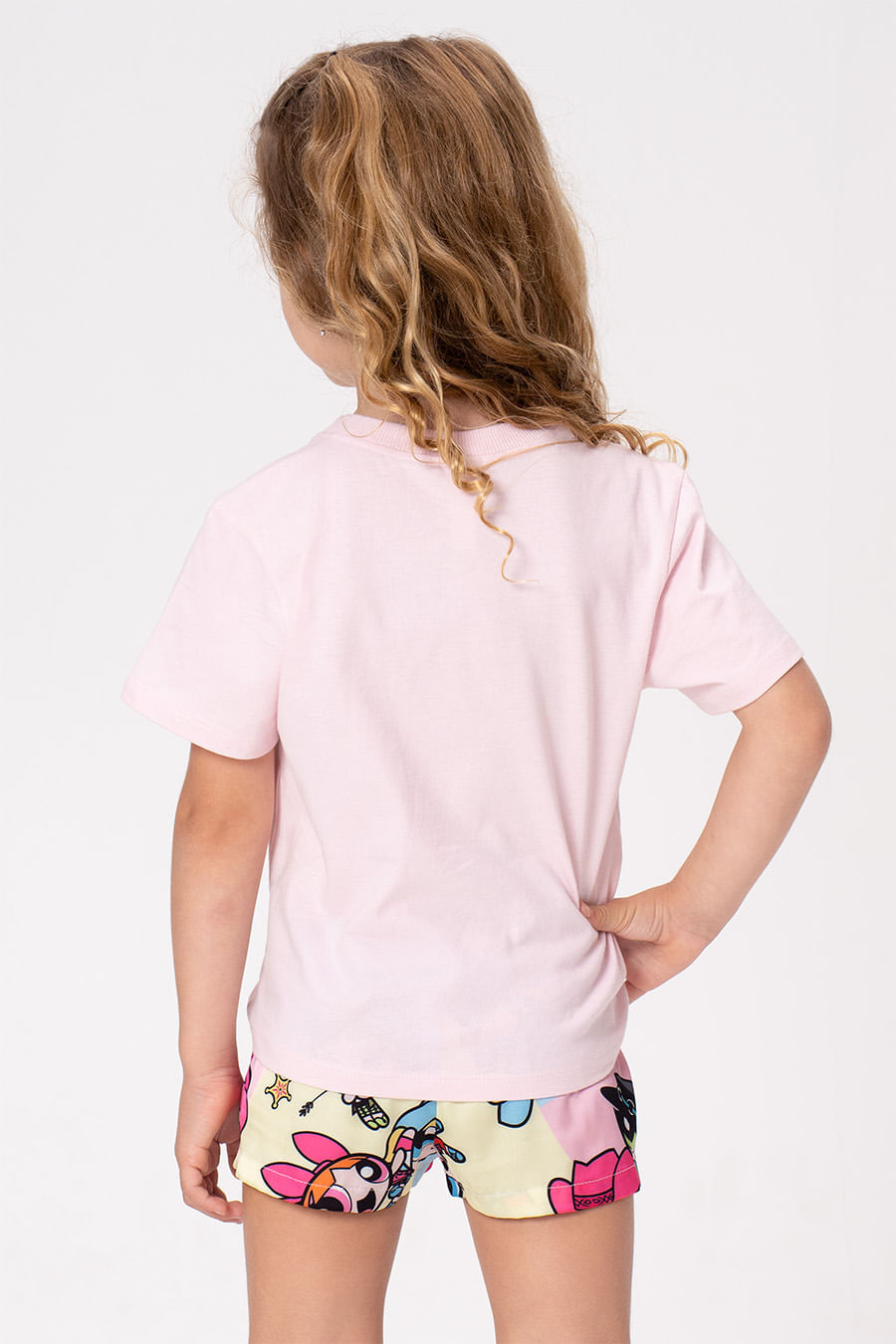 PIJAMA CURTO INFANTIL FLORZINHA - SUPERPODEROSAS COWGIRLS