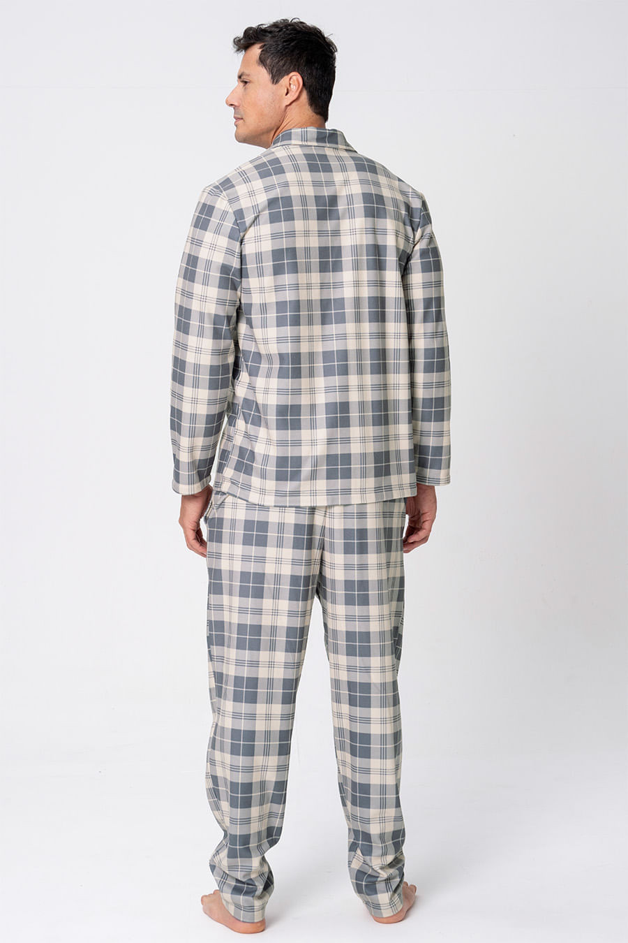 PIJAMA LONGO MASCULINO AMERICANO - GREY PIJAMA LONGO MASCULINO AMERICANO - GREY