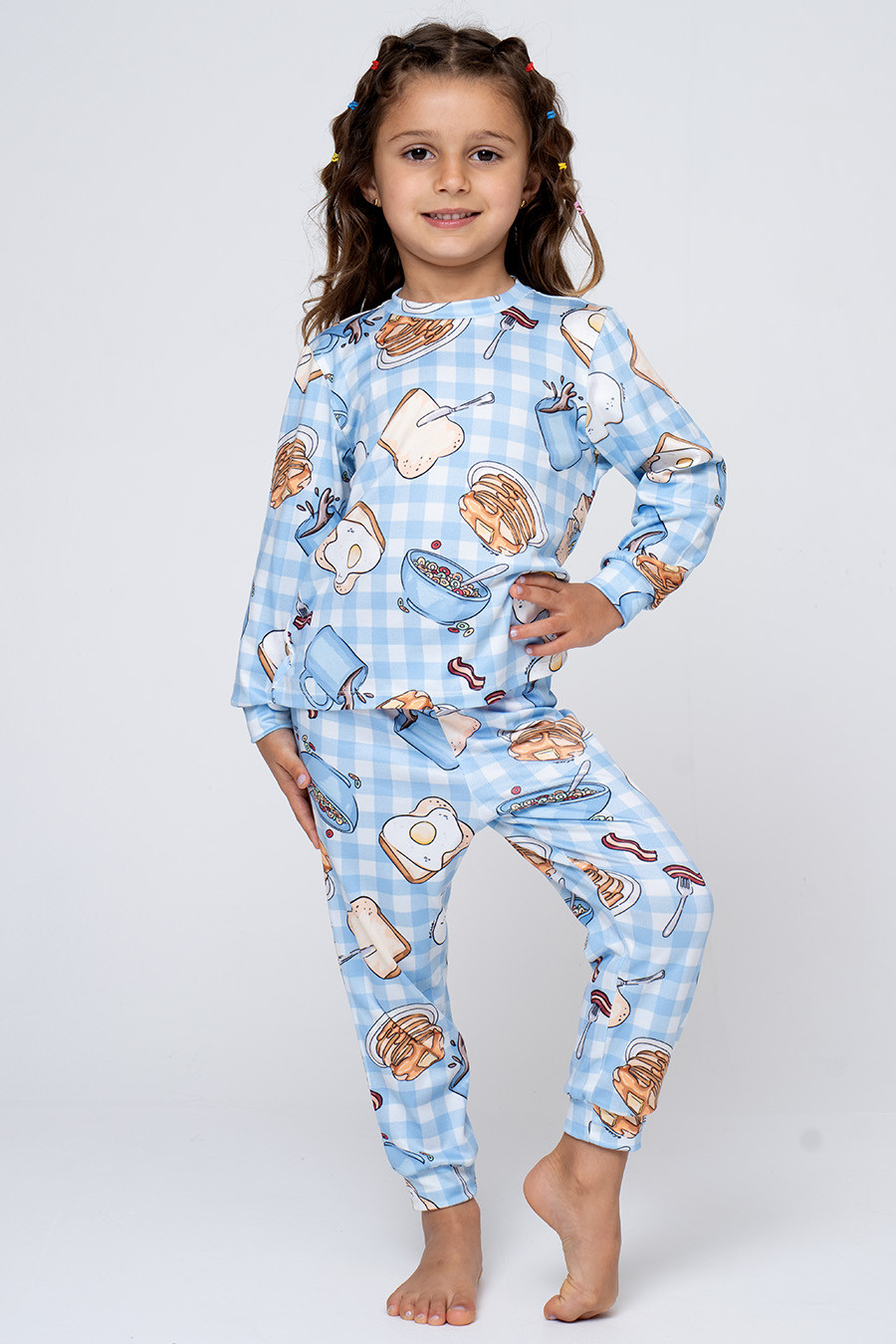 PIJAMA LONGO INFANTIL UNISSEX - CAFÉ AMERICANO PIJAMA LONGO INFANTIL UNISSEX