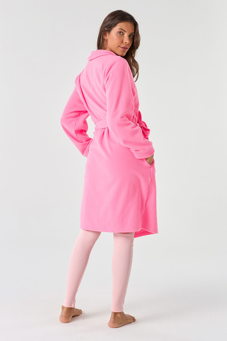 ROBE DE SOFT MÉDIO FEMINNO - ROSA NEON ROBE DE SOFT MÉDIO FEMINNO - ROSA NEON