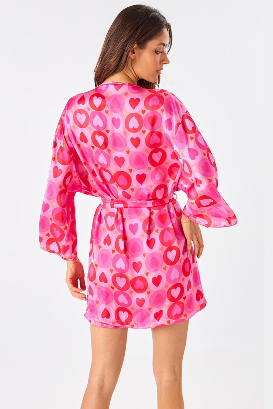 ROBE ACETINADO - LOVE 2 LOVE ROBE ACETINADO - LOVE 2 LOVE